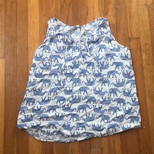 Elephant Print Tank